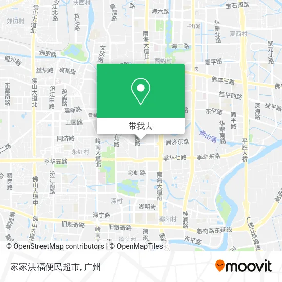 家家洪福便民超市地图