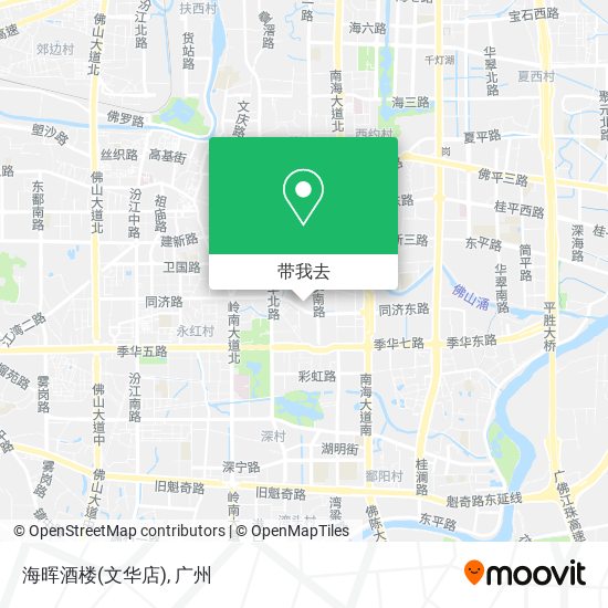 海晖酒楼(文华店)地图