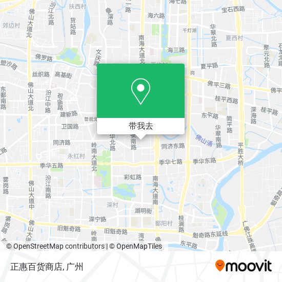 正惠百货商店地图