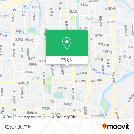 超发大厦地图