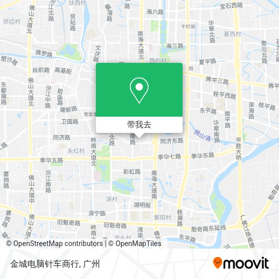 金城电脑针车商行地图
