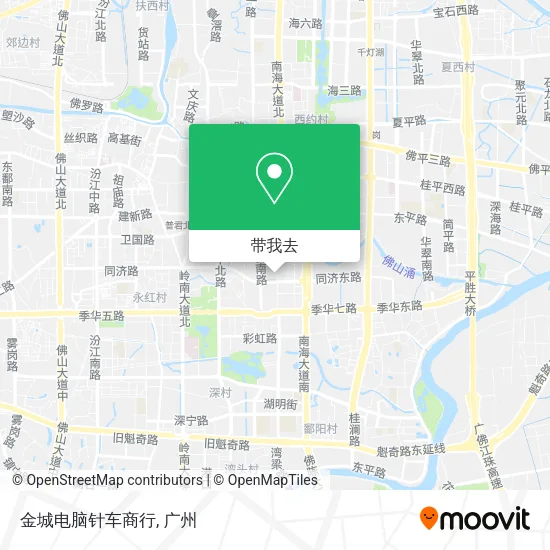 金城电脑针车商行地图