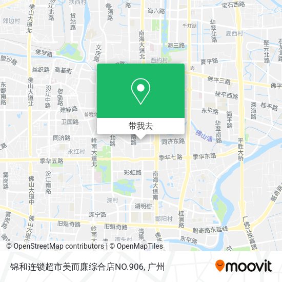 锦和连锁超市美而廉综合店NO.906地图