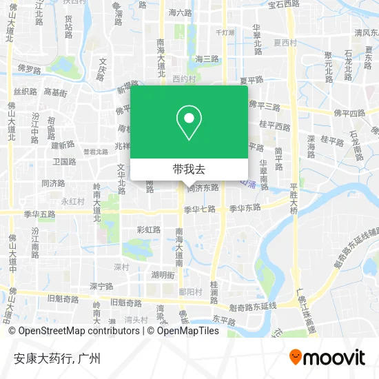 安康大药行地图
