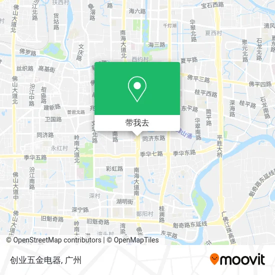 创业五金电器地图