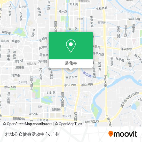 桂城公众健身活动中心地图