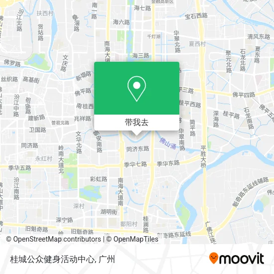 桂城公众健身活动中心地图