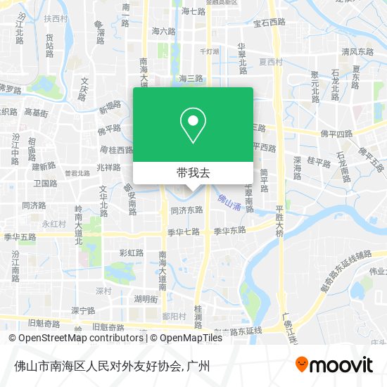 佛山市南海区人民对外友好协会地图