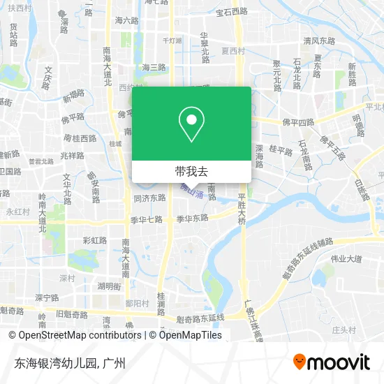 东海银湾幼儿园地图
