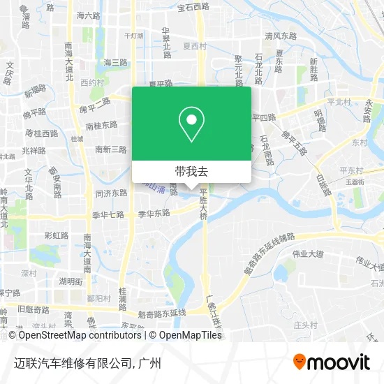 迈联汽车维修有限公司地图