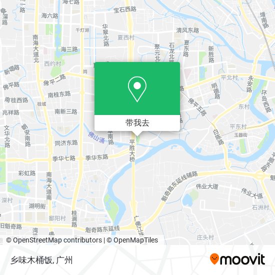 乡味木桶饭地图