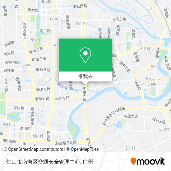 佛山市南海区交通安全管理中心地图