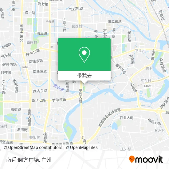 南舜·圆方广场地图