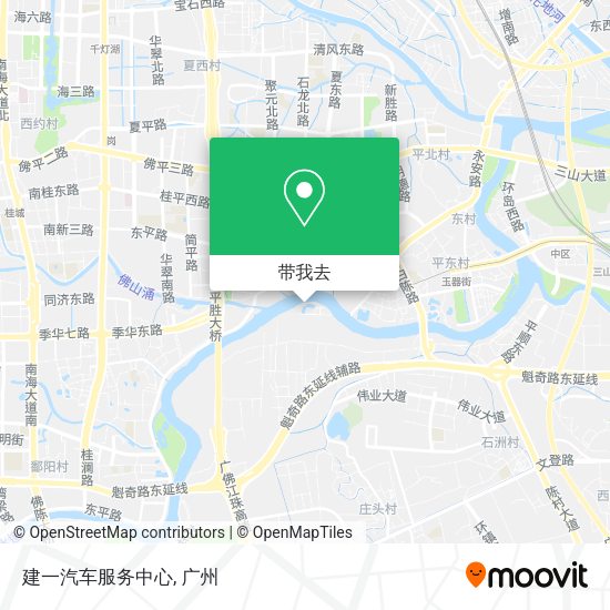 建一汽车服务中心地图
