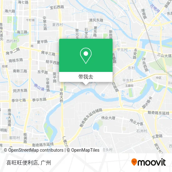 喜旺旺便利店地图