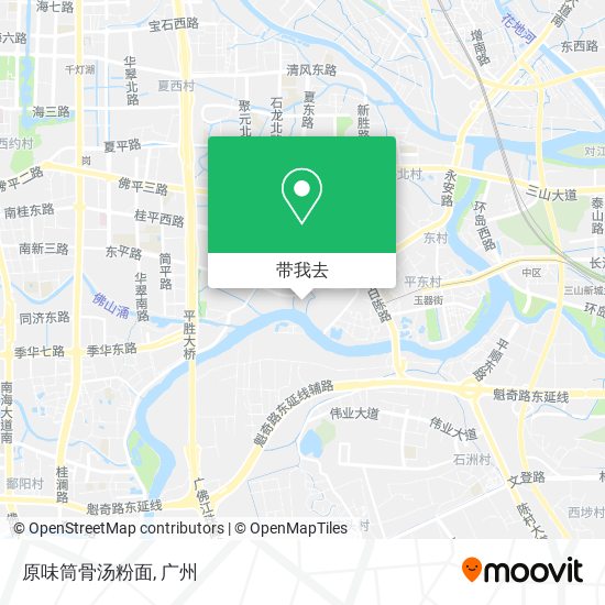 原味筒骨汤粉面地图