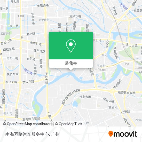 南海万路汽车服务中心地图