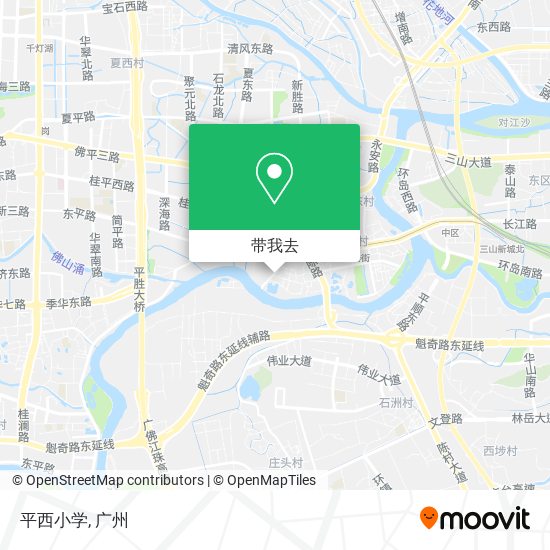 平西小学地图