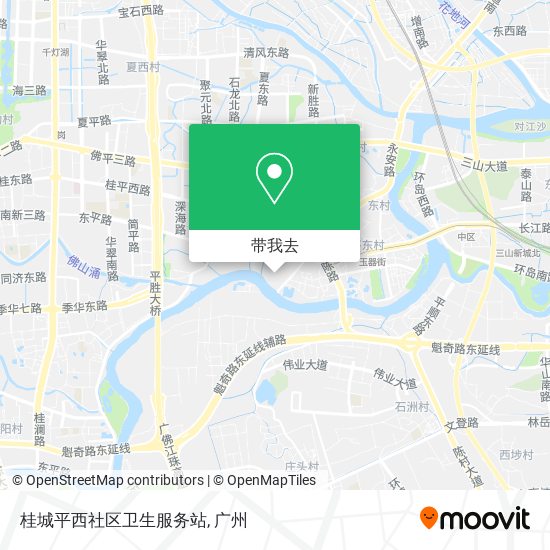 桂城平西社区卫生服务站地图