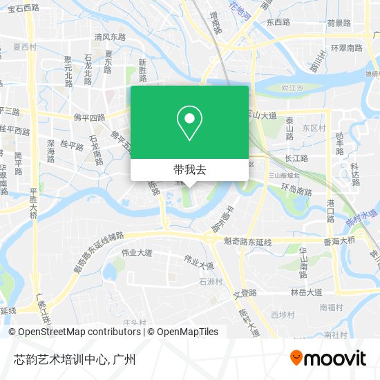 芯韵艺术培训中心地图