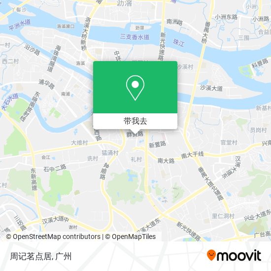 周记茗点居地图