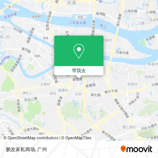 鹏发家私商场地图