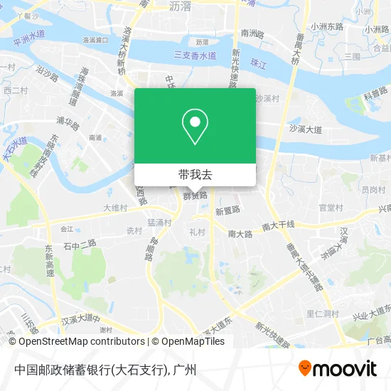 中国邮政储蓄银行(大石支行)地图