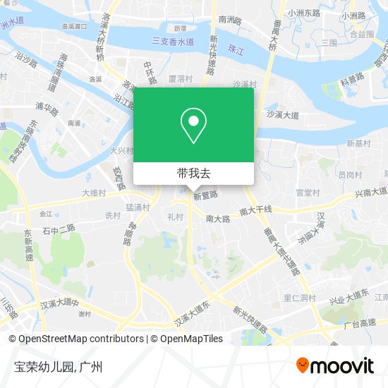 宝荣幼儿园地图