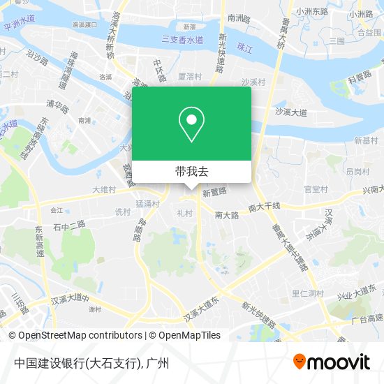 中国建设银行(大石支行)地图