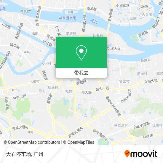大石停车场地图