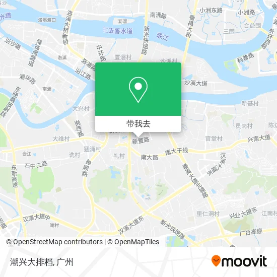 潮兴大排档地图