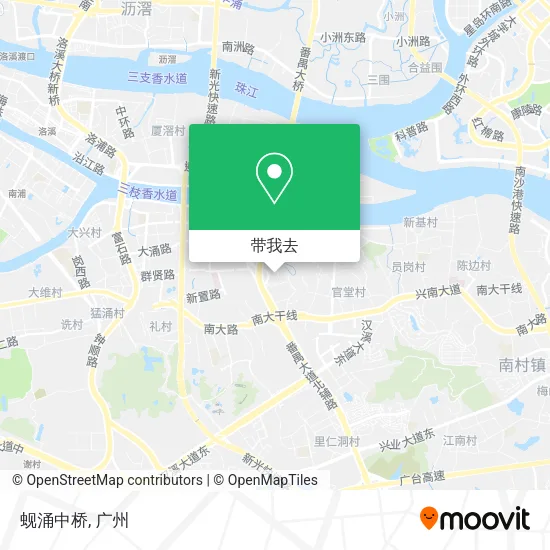 蚬涌中桥地图