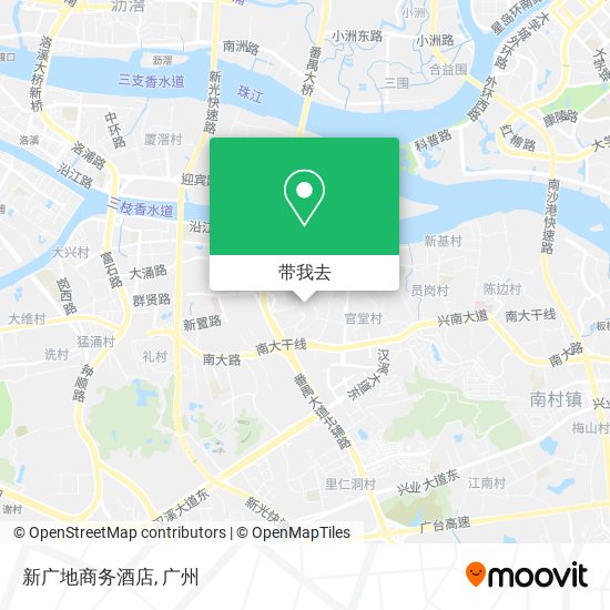 新广地商务酒店地图