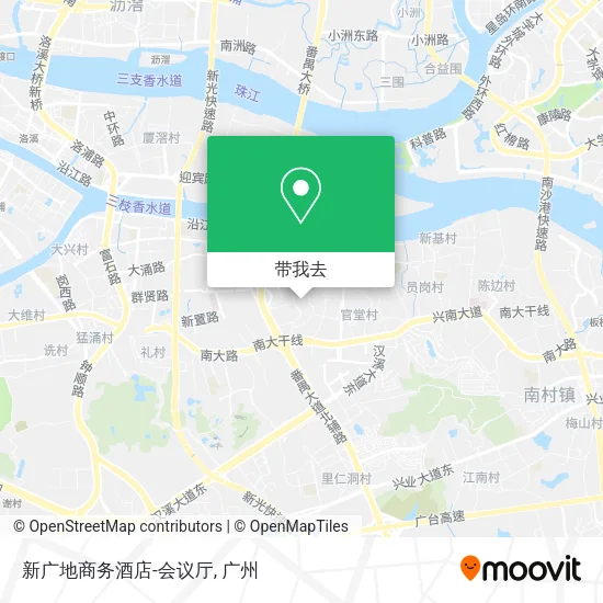 新广地商务酒店-会议厅地图