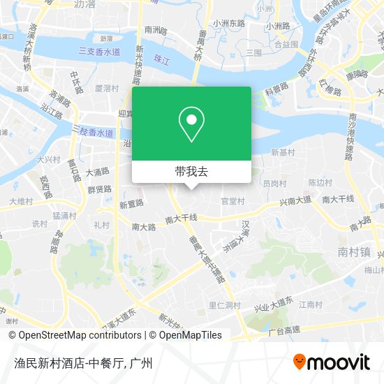 渔民新村酒店-中餐厅地图