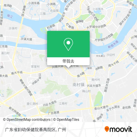 广东省妇幼保健院番禺院区地图