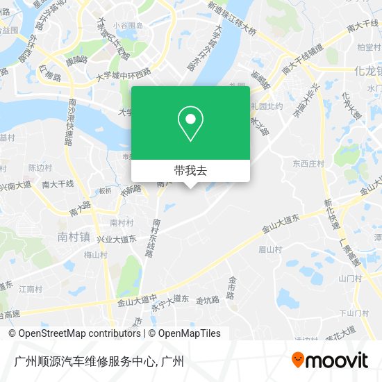 广州顺源汽车维修服务中心地图