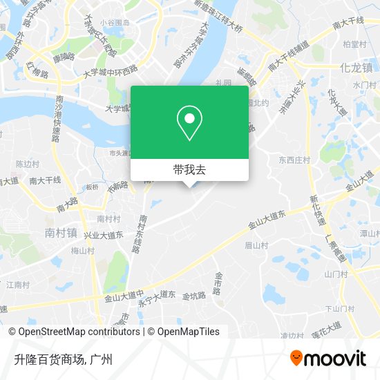 升隆百货商场地图