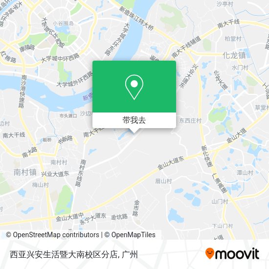 西亚兴安生活暨大南校区分店地图