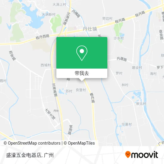 盛濠五金电器店地图