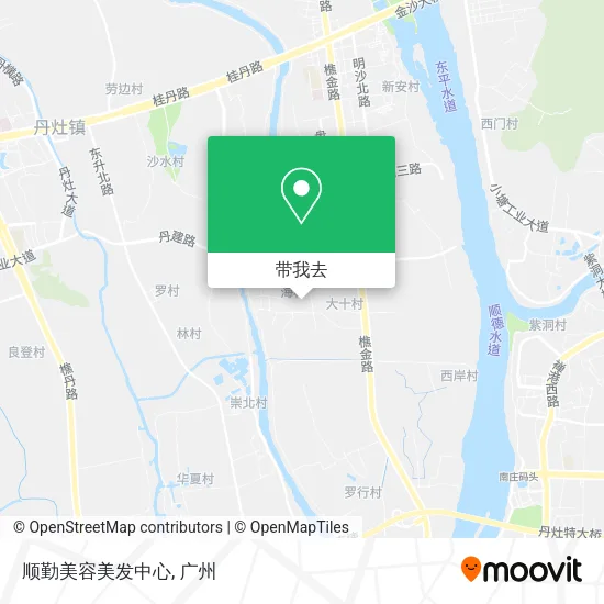 顺勤美容美发中心地图