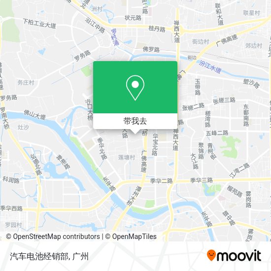 汽车电池经销部地图