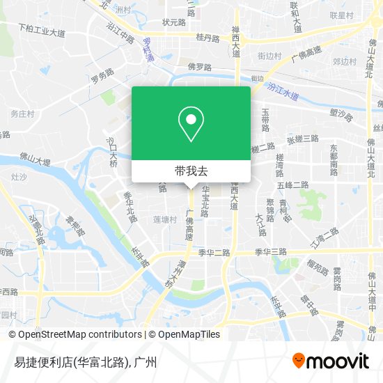 易捷便利店(华富北路)地图