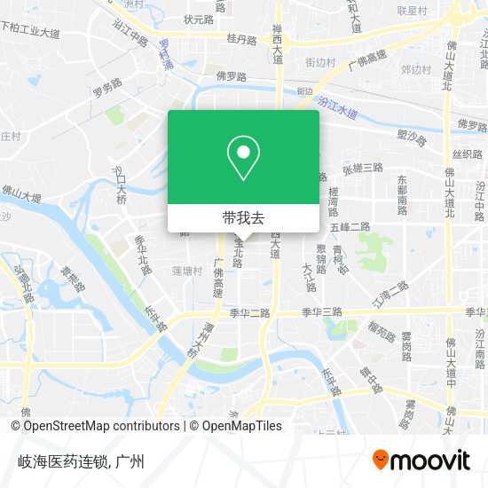 岐海医药连锁地图