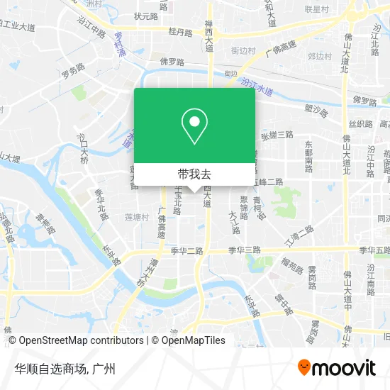 华顺自选商场地图
