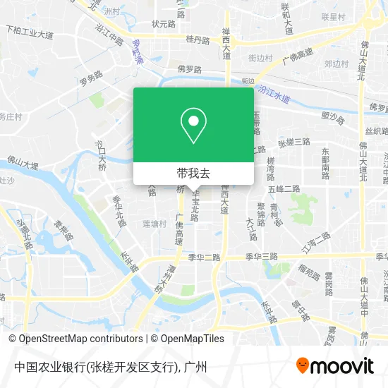 中国农业银行(张槎开发区支行)地图