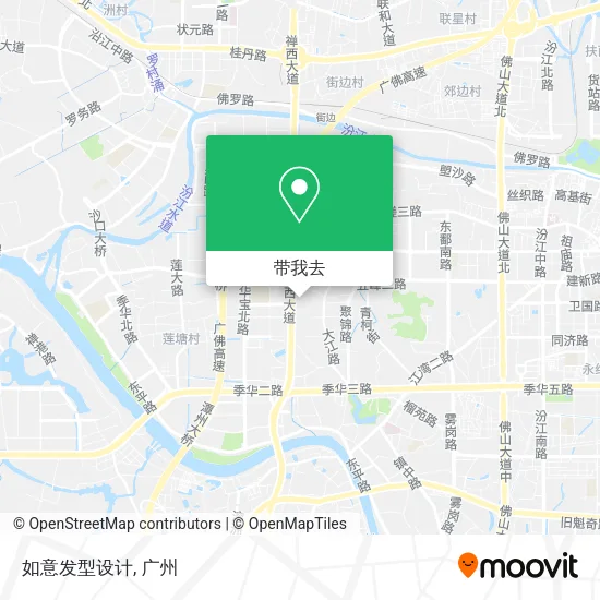 如意发型设计地图