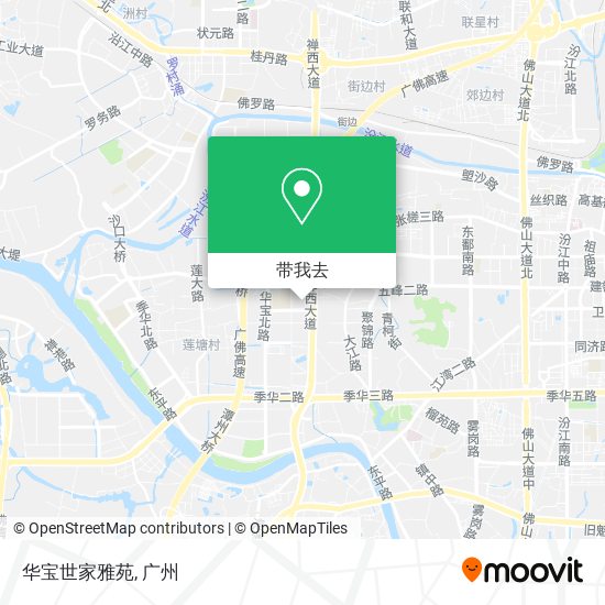 华宝世家雅苑地图