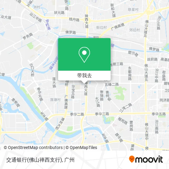 交通银行(佛山禅西支行)地图