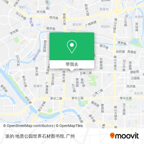 派的·地质公园世界石材图书馆地图